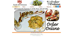 Desktop Screenshot of misushirestaurant.com